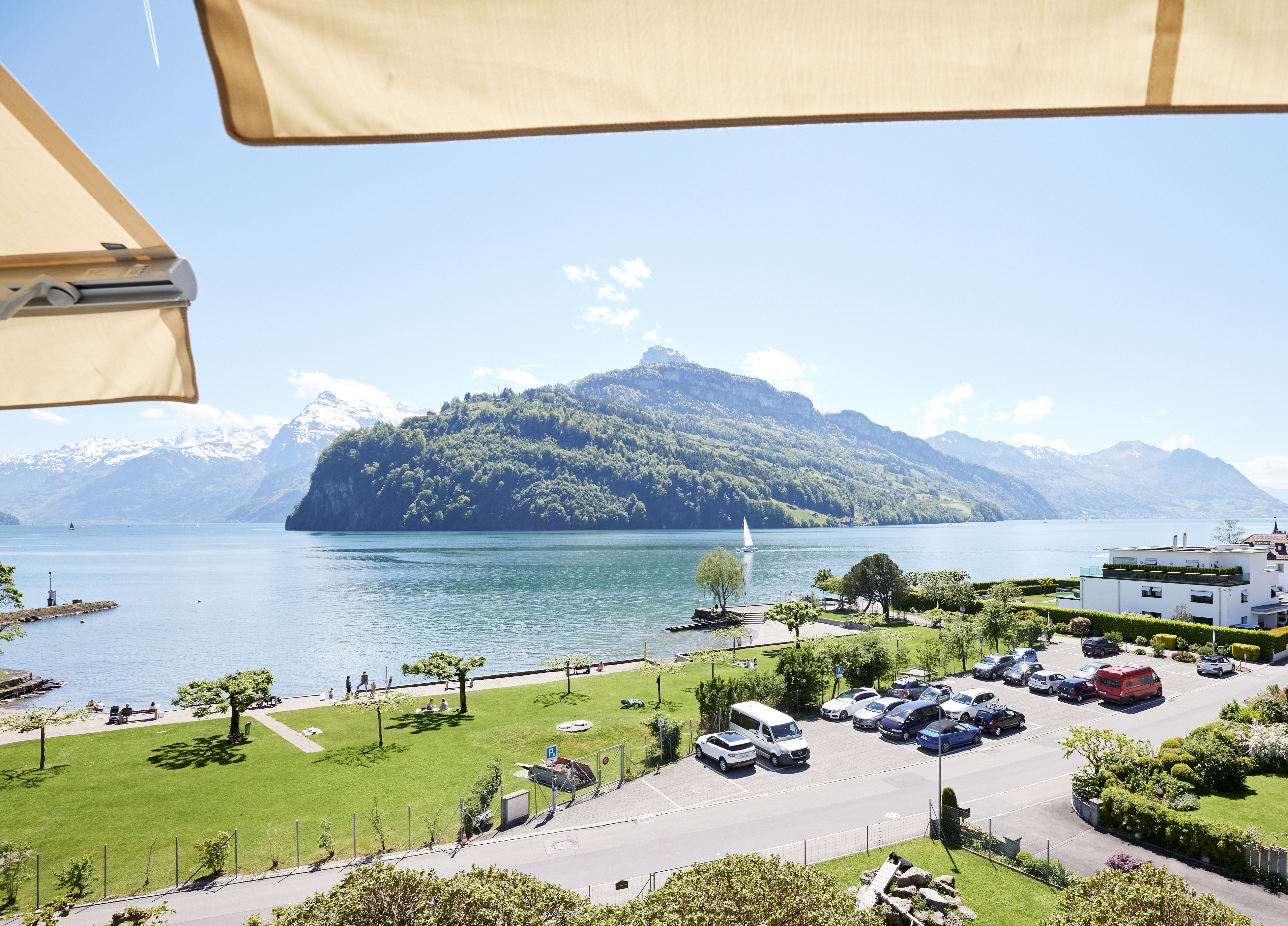 Schöne Aussicht auf den Vierwaldstättersee