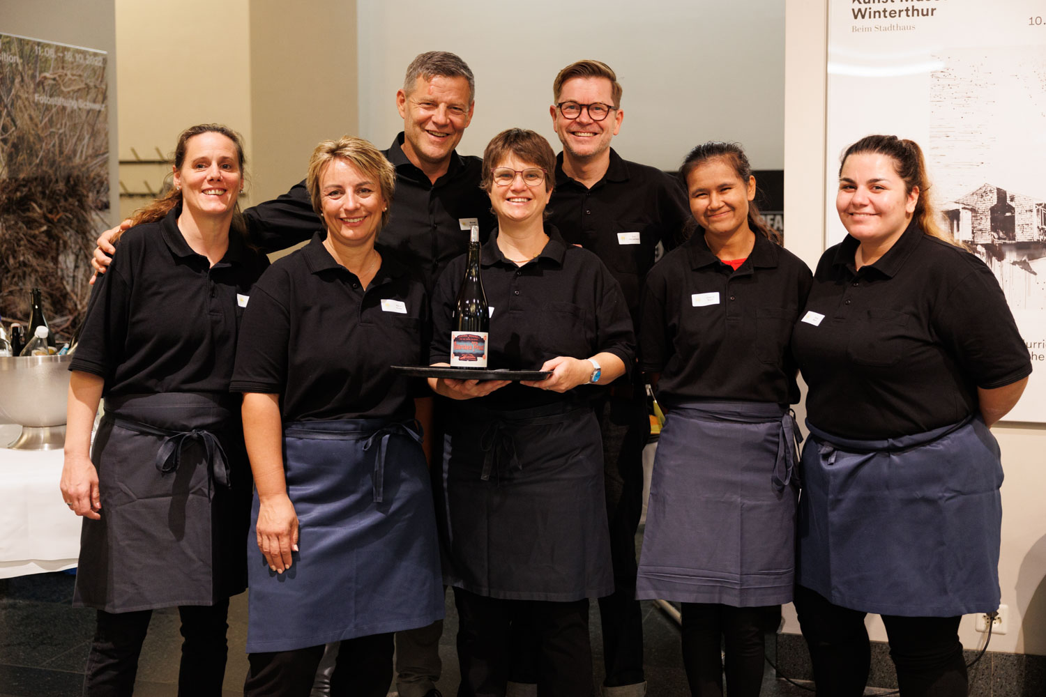 Das freundliche Catering-Team der Brühlgutstiftung