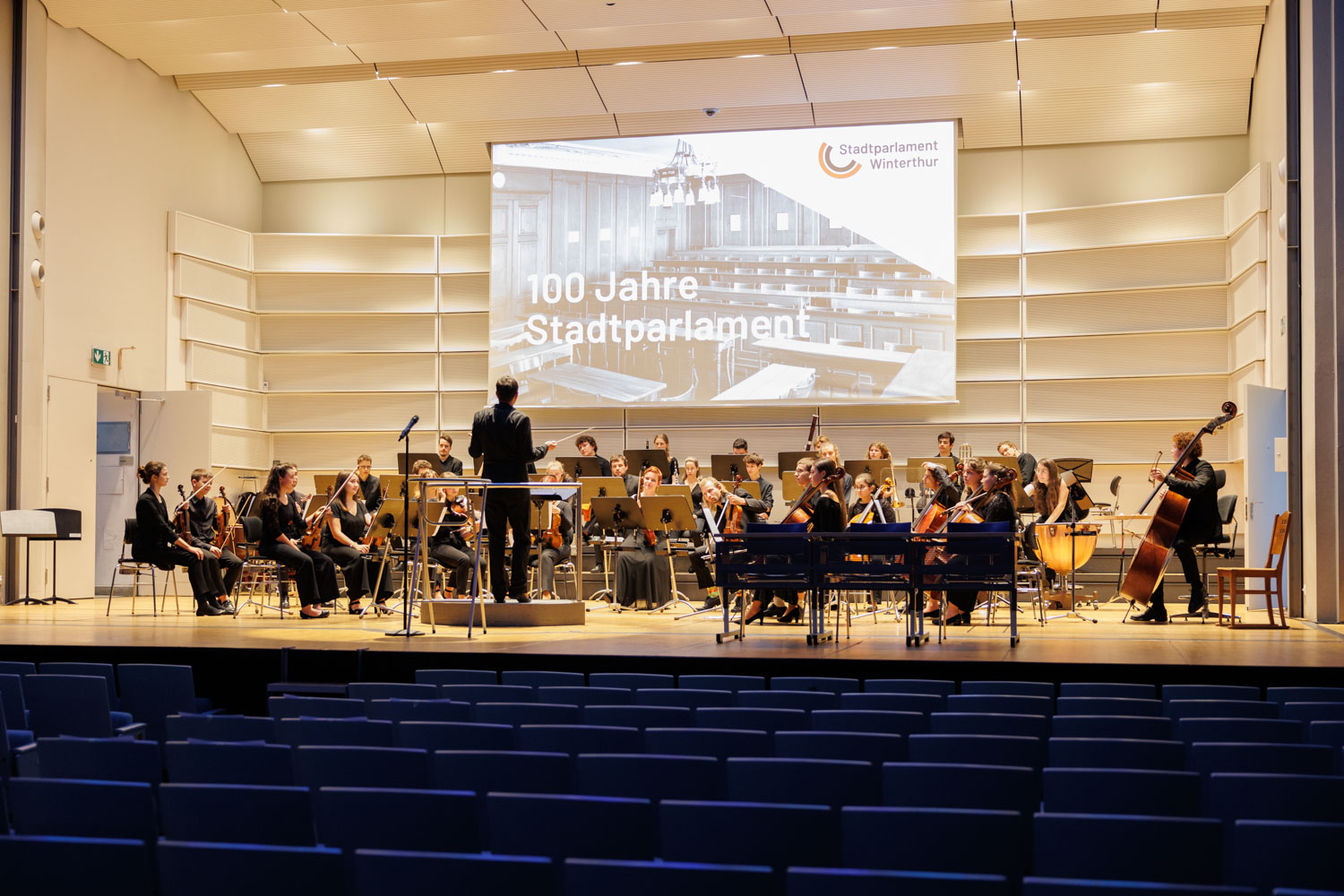 Die Musik ist bereit, der Anlass kann beginnen
