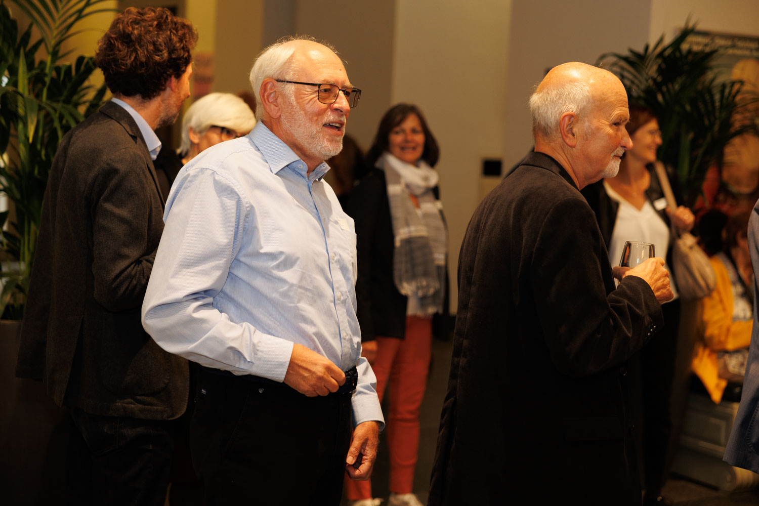 Hans Fahrni (links, alt Kantonsrat EVP) und Hans Peter Haeberli (alt Gemeinderat DAP)