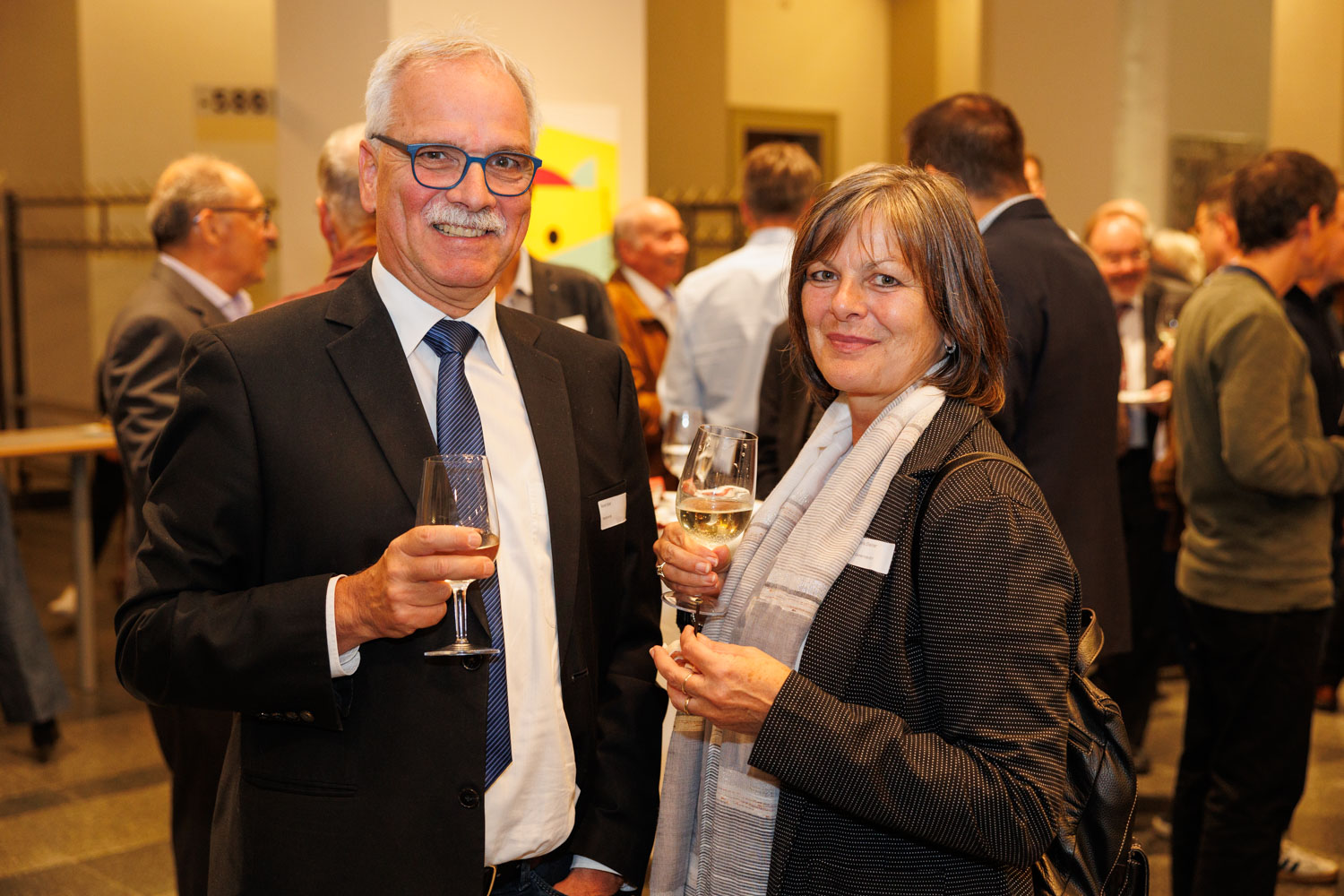 René Isler (Kantonsrat SVP) und Doris Steiner (alt Gemeinderätin beide SVP)