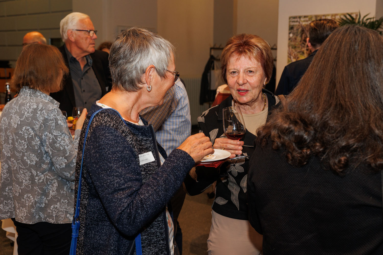Ursula Lenherr Dolsky (links, alt Gemeinderätin) mit Ursula Bründler (alt Gemeinderatspräsidentin, beide CVP)