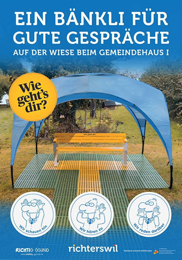 Ein Bänkli für gute Gespräche