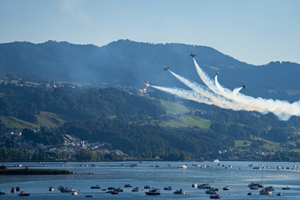 Flugvorführungen Seenachtsfest 2024 Rapperswil-Jona