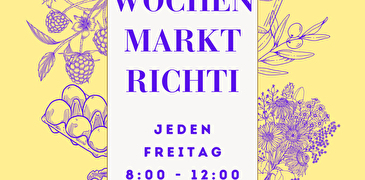 Wochenmarkt Wisshusplatz Richterswil, jeden Freitag von 8-12
