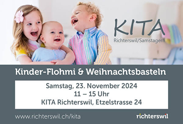 Gemeinde-KITAS: Kinderflohmi und Weihnachtsbasteln am 23. November