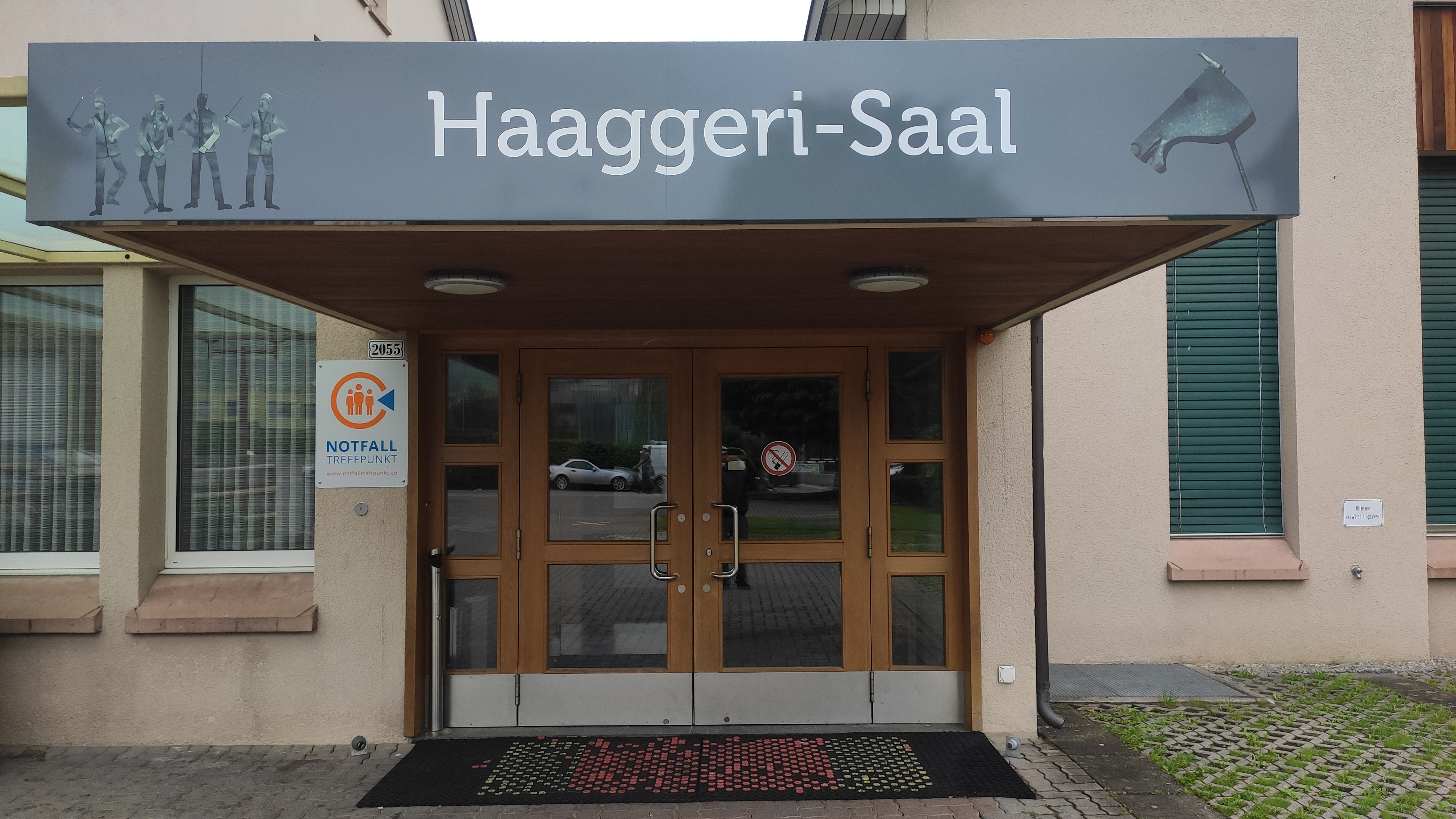 Eingang Haagger-Saal