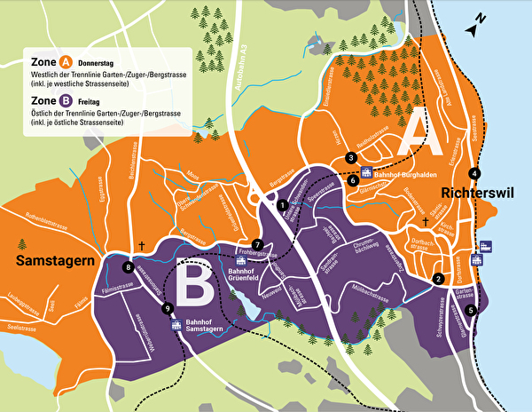 Entsorgungskarte Richterswil