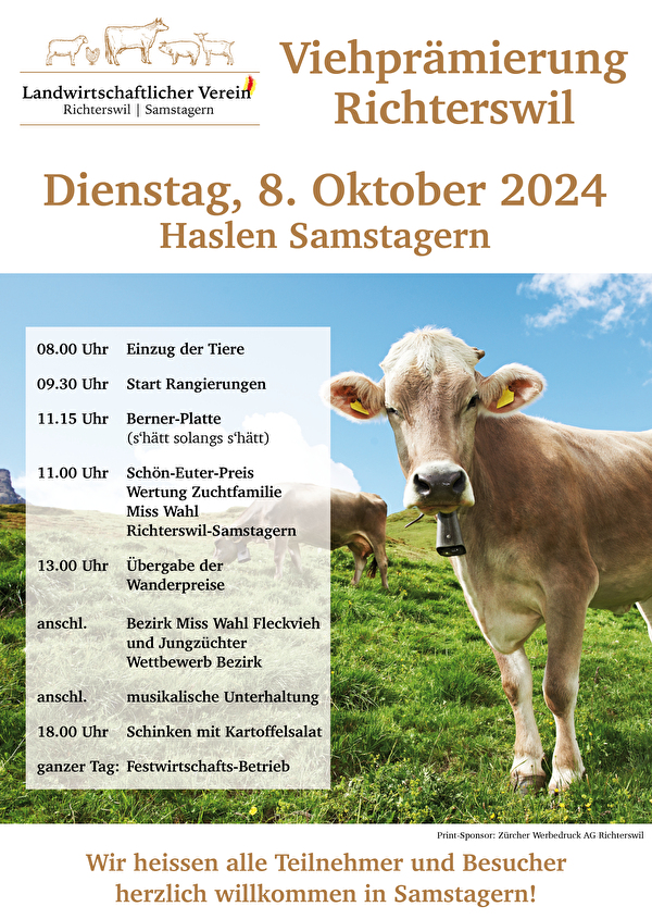 viehschau richterswil samstagern 2024