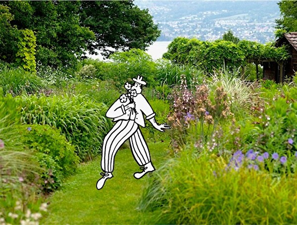 Garten mit Logo Nachbarswil