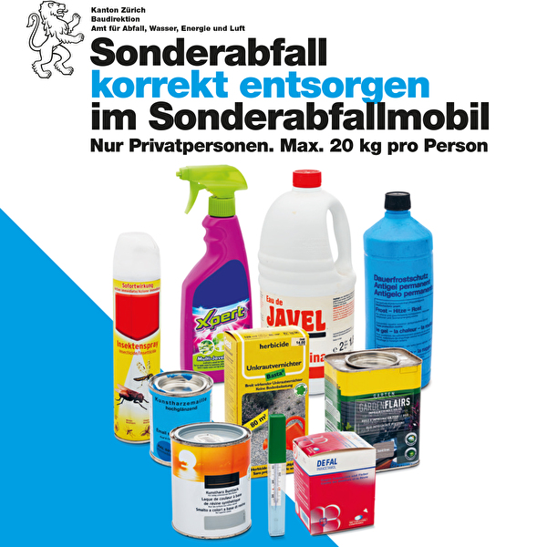 Bild von Sonderabfall - Das Sonderabfallmobil ist am 8.7.25. in Richterswil