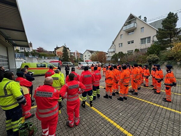 Befehlsausgabe an alle Einsatz-Organisationen anlässlich der Räbechilbi 2024