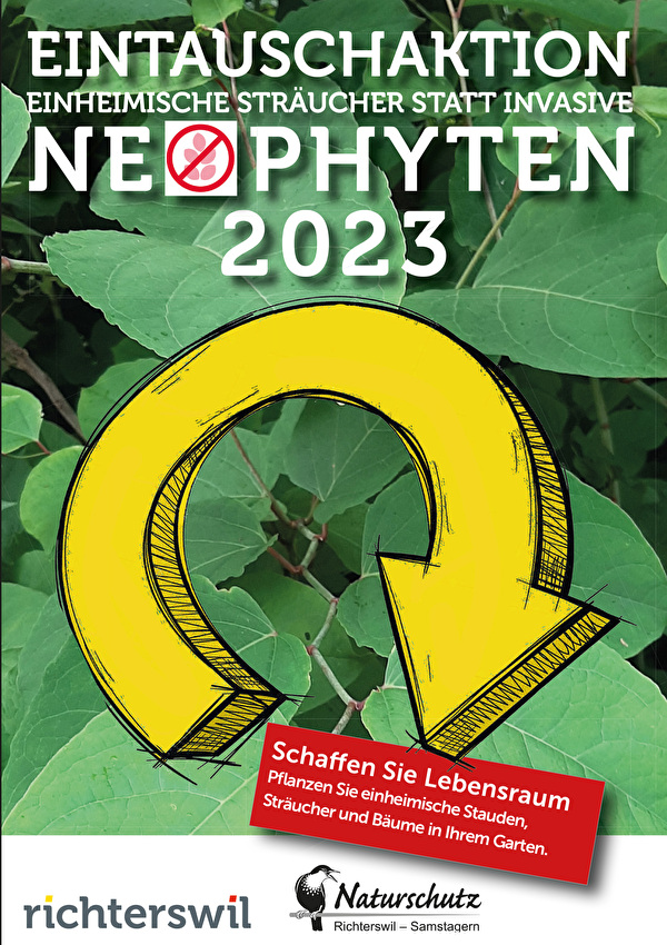 flyer neophyten-einstauschaktion 2023