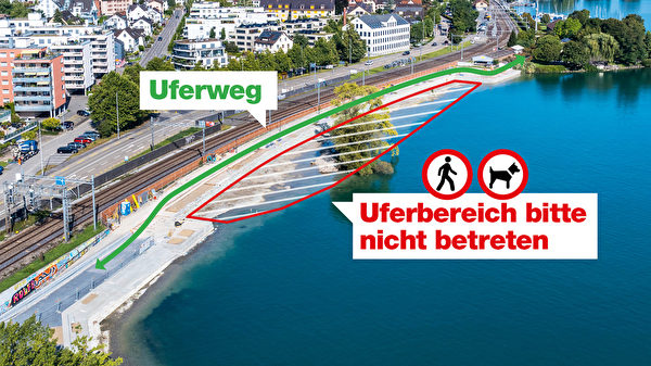 Infotafel Seeuferweg Richterswil