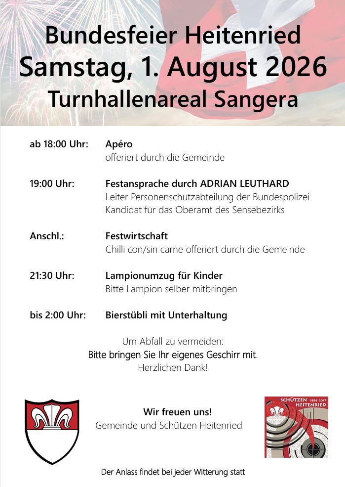 Flyer Bundesfeier