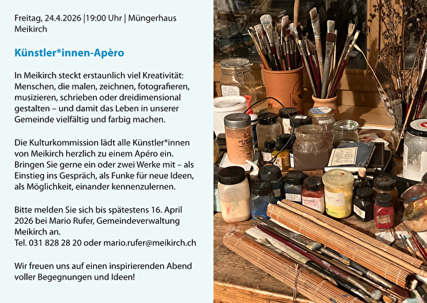 Künstler*innen-Apero