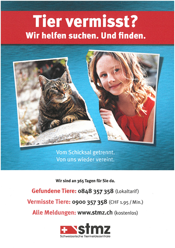 Tier vermisst oder gefunden
