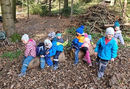 Waldspielgruppenkinder