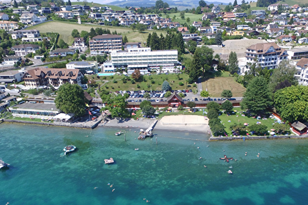 Luftaufnahme Lido-Hallenbad