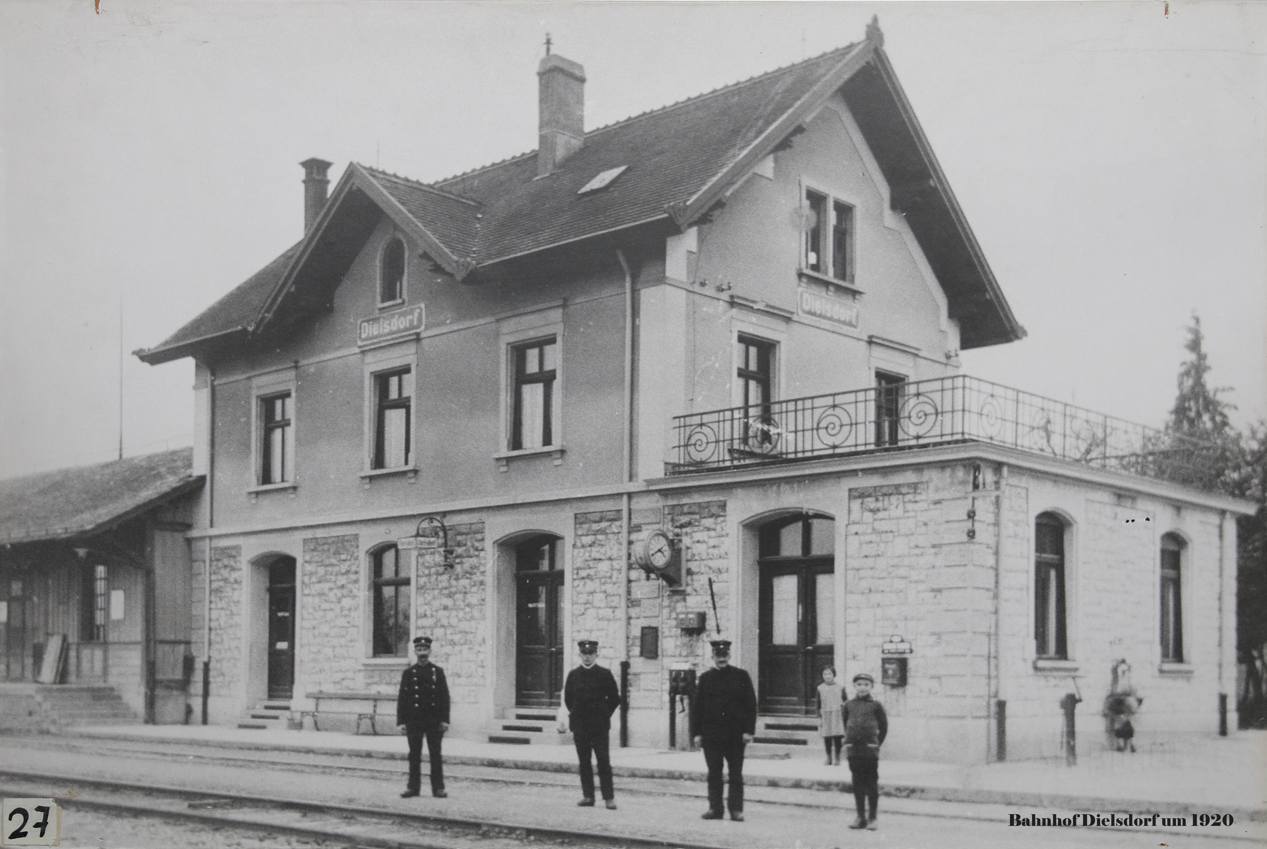 Bahnhof Dielsdorf um 1920