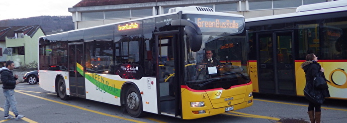 green bus