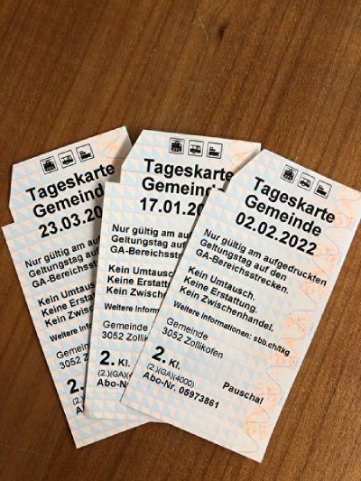 Tageskarte Gemeinde
