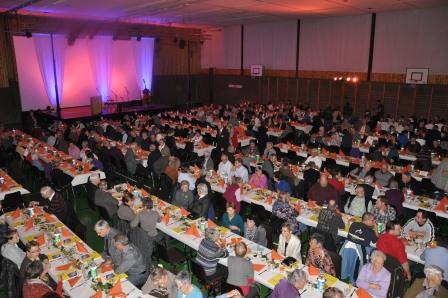 Die volle Geisshubelhalle