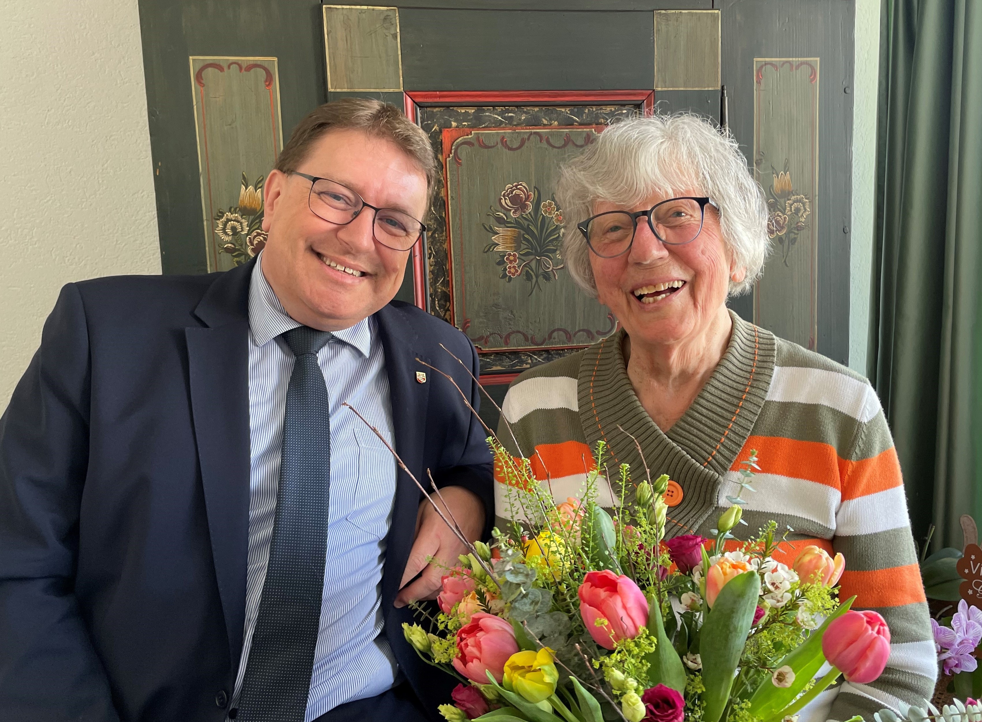 Liebe Frau Fuhrimann, Sie feierten am Sonntag, 22. Februar 2026, Ihren 90. Geburtstag.
Die Gemeindebehörden gratulieren ganz herzlich dazu! 