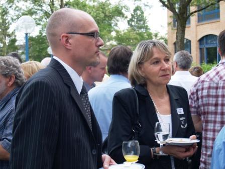 Olivier Gehrig, Gemeindeschreiber Münchenbuchsee, Elsbeth Maring, Gemeindepräsidentin Münchenbuchsee