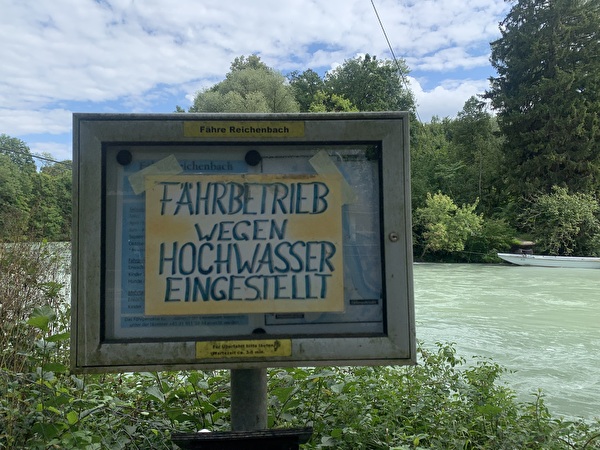 Fährbetrieb eingestellt