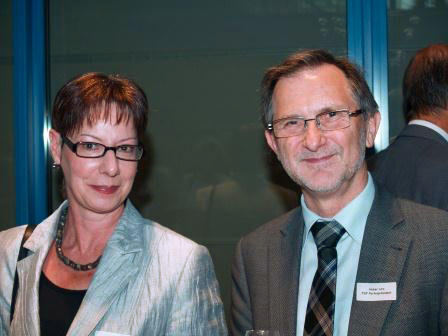 Die Gemeinderätin Sabine Huber-Spari mit Gatte Urs Huber, FDP Parteipräsident