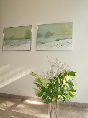 Fein gemalte Schneelandschaften