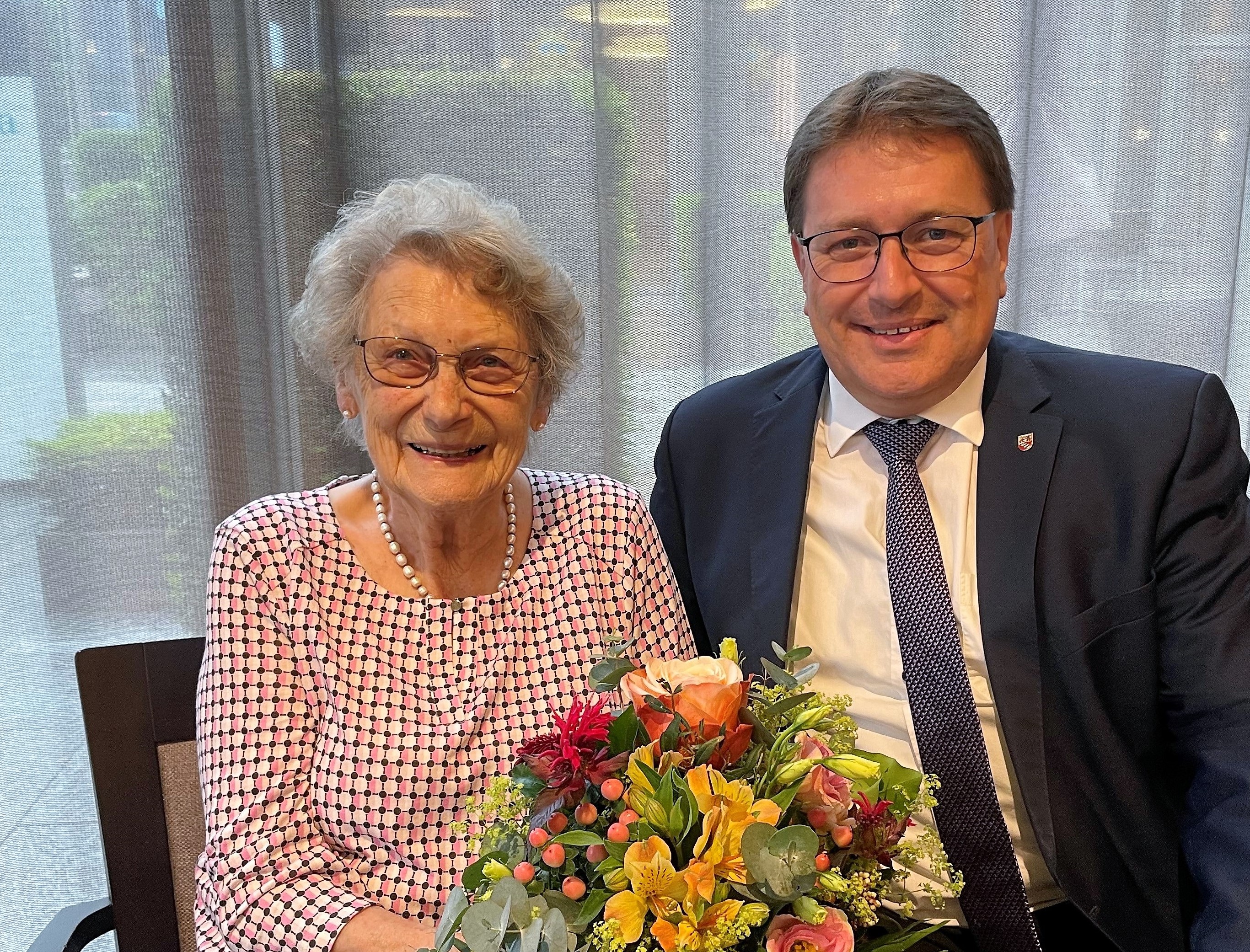 Am Freitag, 30. Juni 2023 durfte Frau Madeleine Chevallaz ihren 95. Geburtstag feiern!

Die Gemeindebehörden gratulieren ganz herzlich dazu.