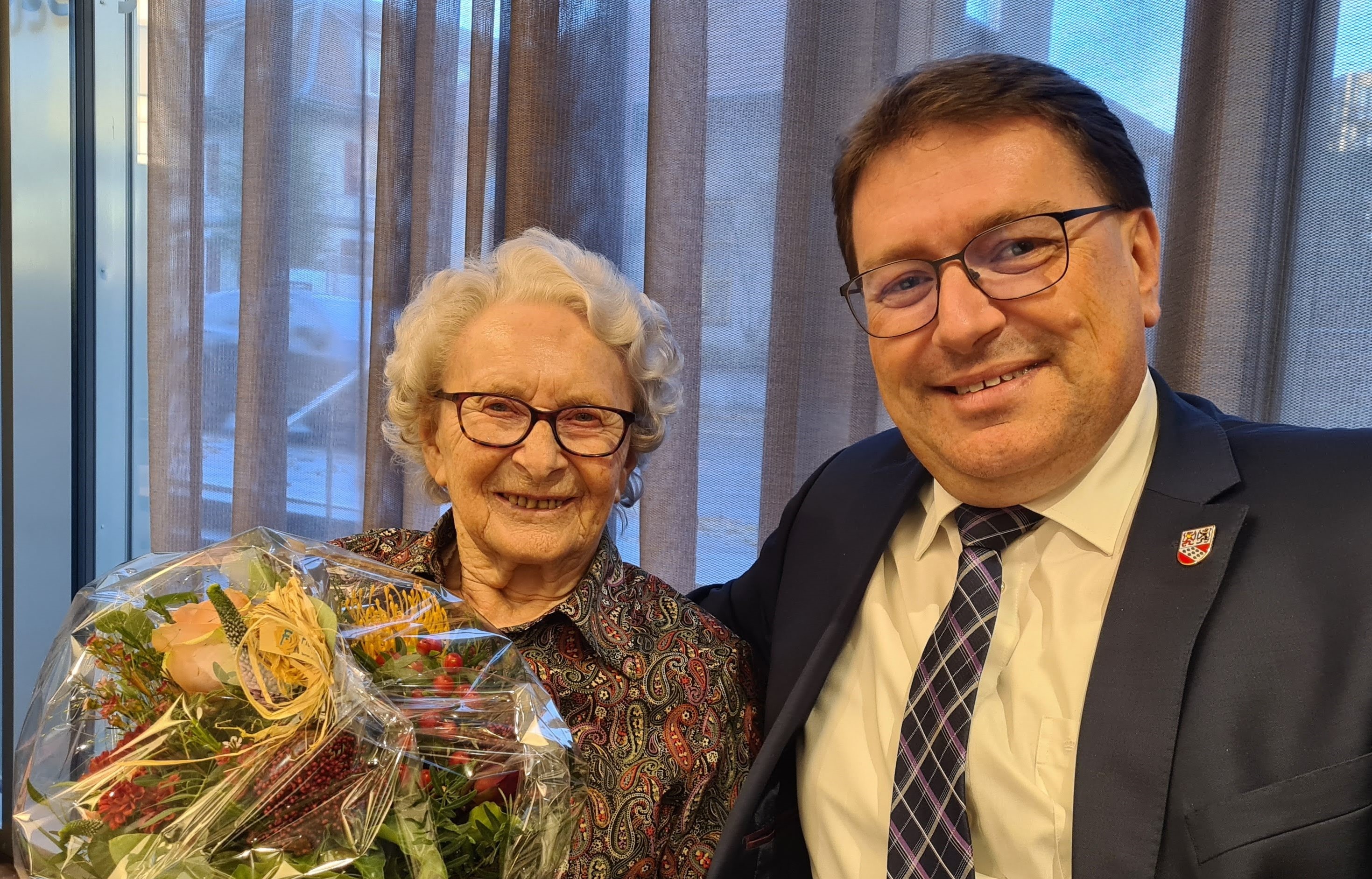 Am Donnerstag 17. November 2022, durfte Frau Ingeborg Patzig ihren 100. Geburtstag feiern!
Die Gemeindebehörden gratulieren herzlichst zum hohen Wiegenfest.
