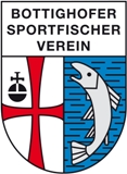 Bottighofer Sportfischer Verein, das Logo zeigt das Gemeindewappen und einen Fisch