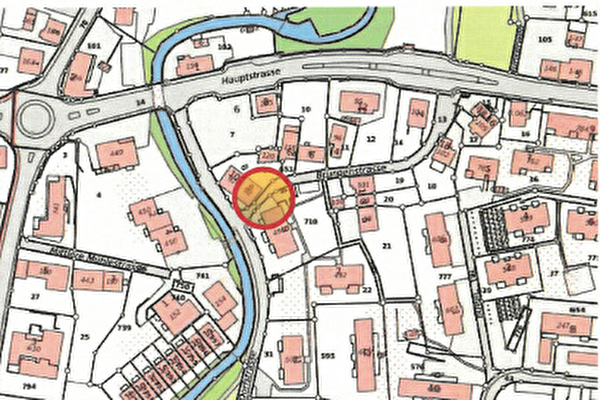 Situationsplan Sperrung Brunnenstrasse