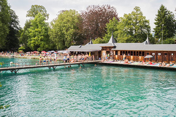 Flussbad Schwäbis.