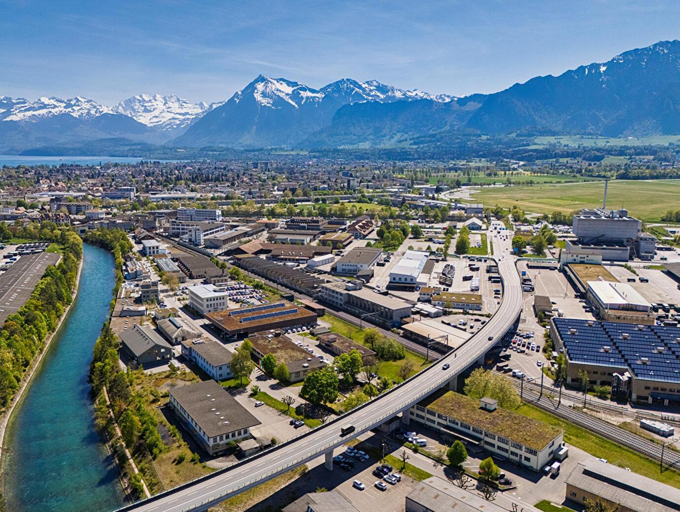 Thun Nord von oben