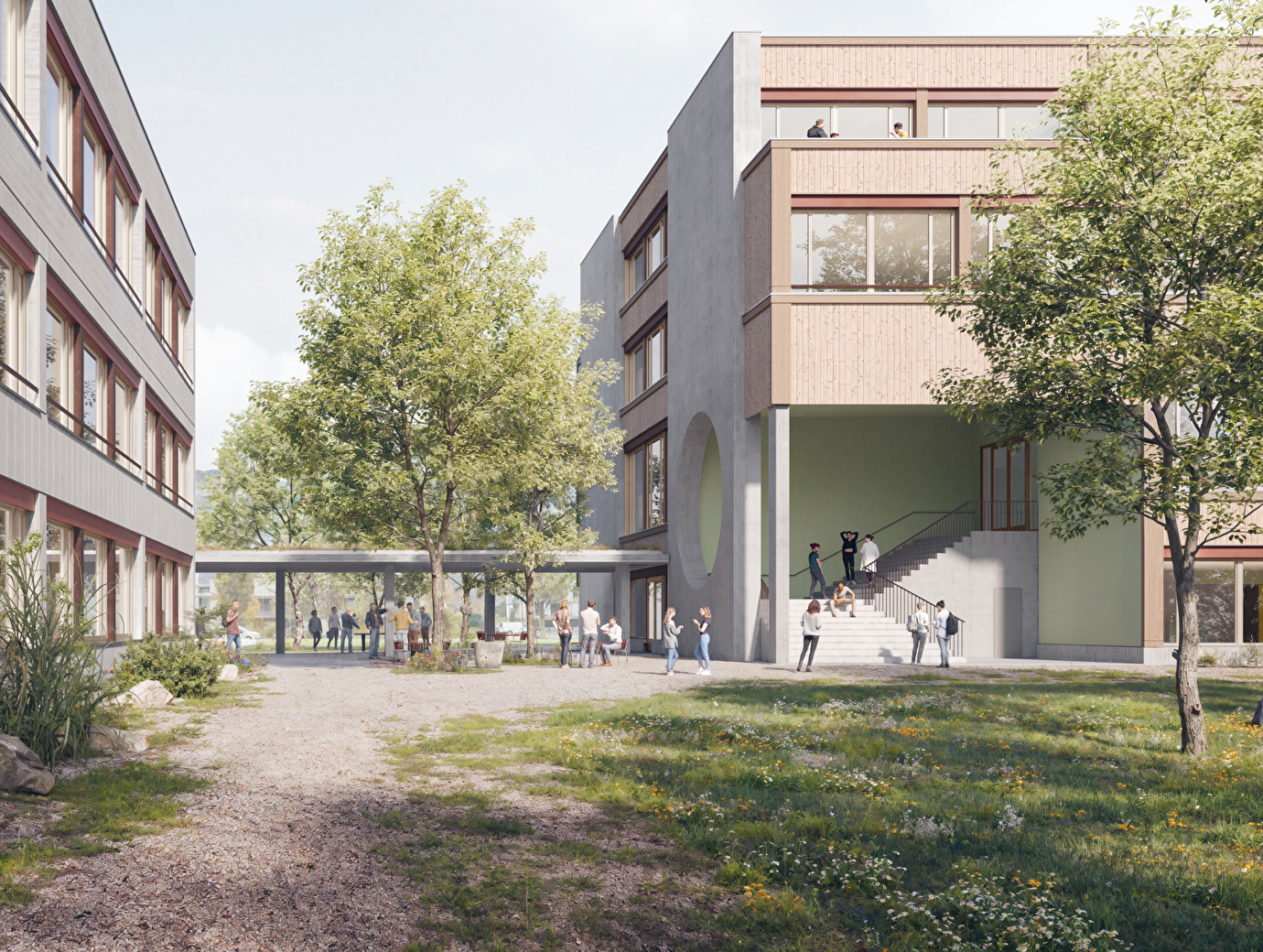 Visualisierung des Projekts OS Strättligen