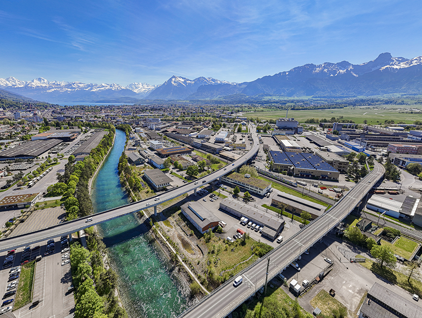 Thun Nord von oben