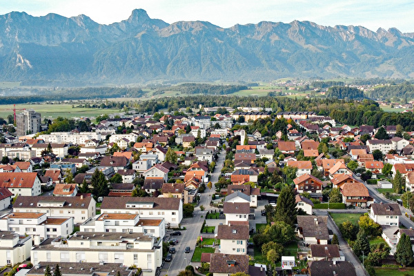 Lerchenfeld von oben.