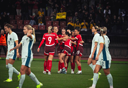 Fussballerinnen des Schweizer Teams