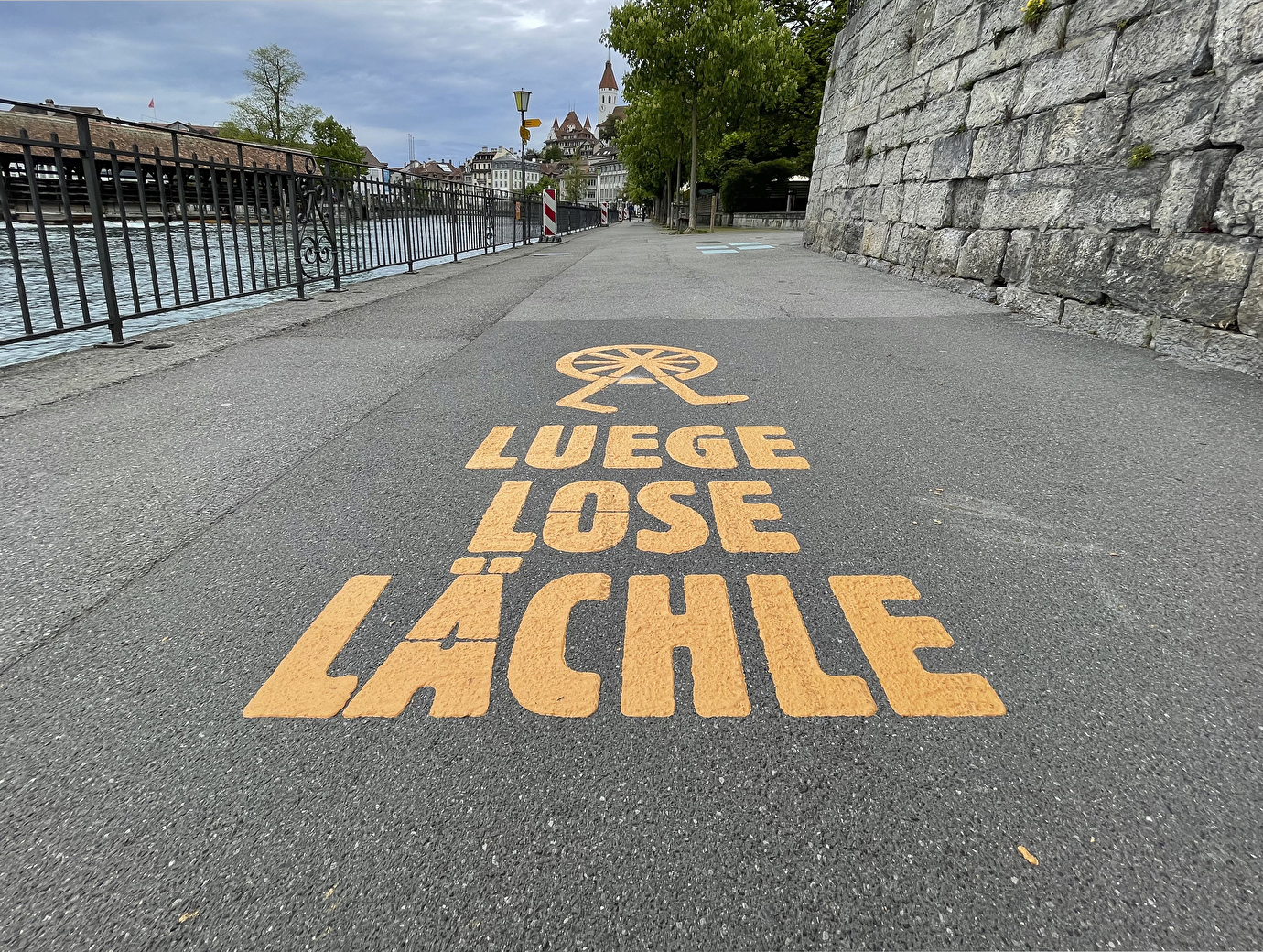 Velo-Signalisation am Aarequai 