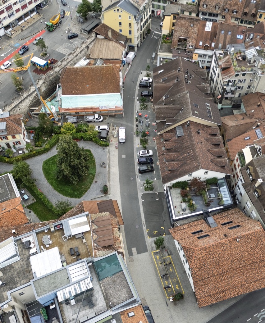 Berntorgasse von oben