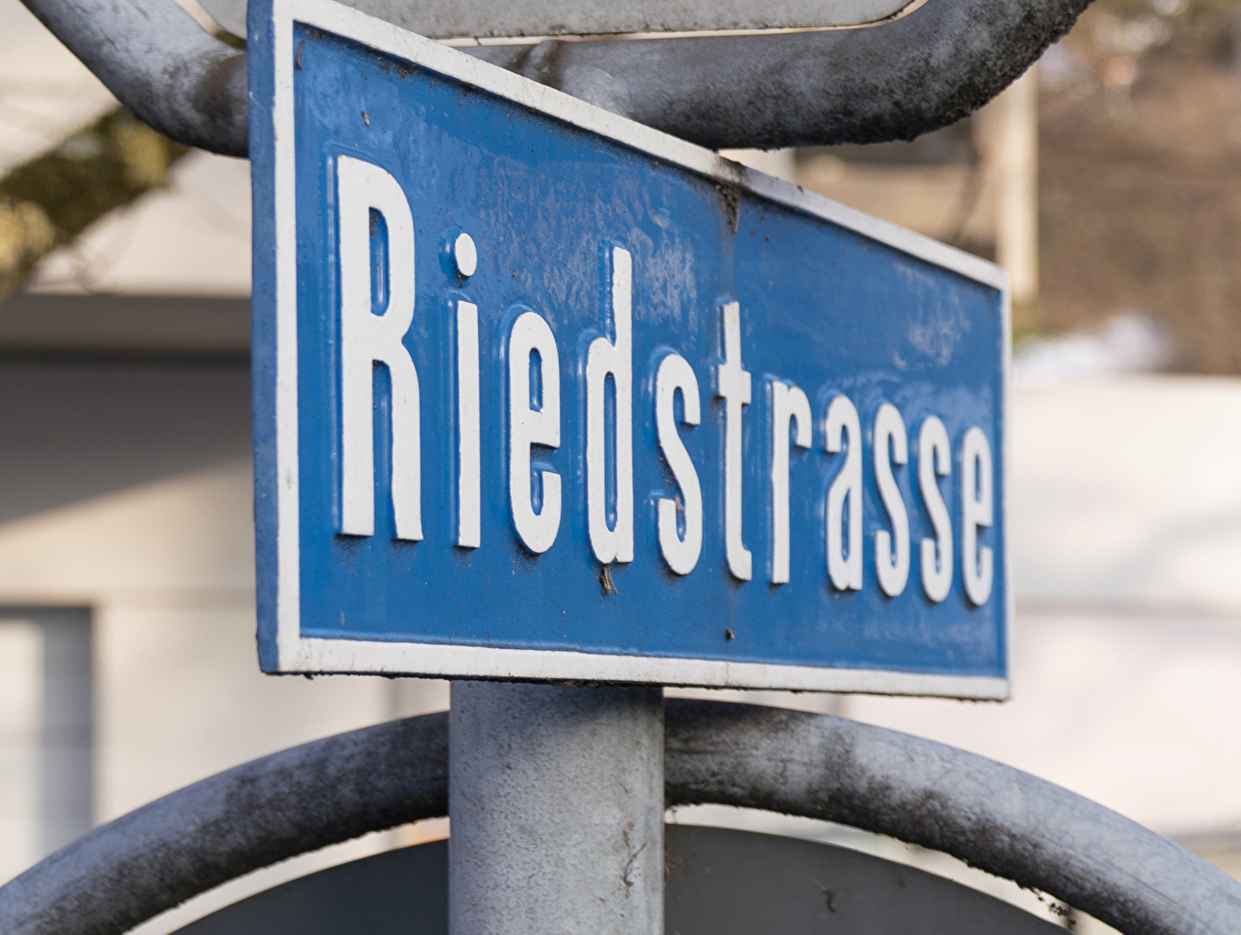 Strassenschild Riedstrasse