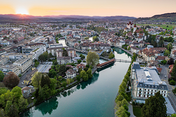Thun von oben.