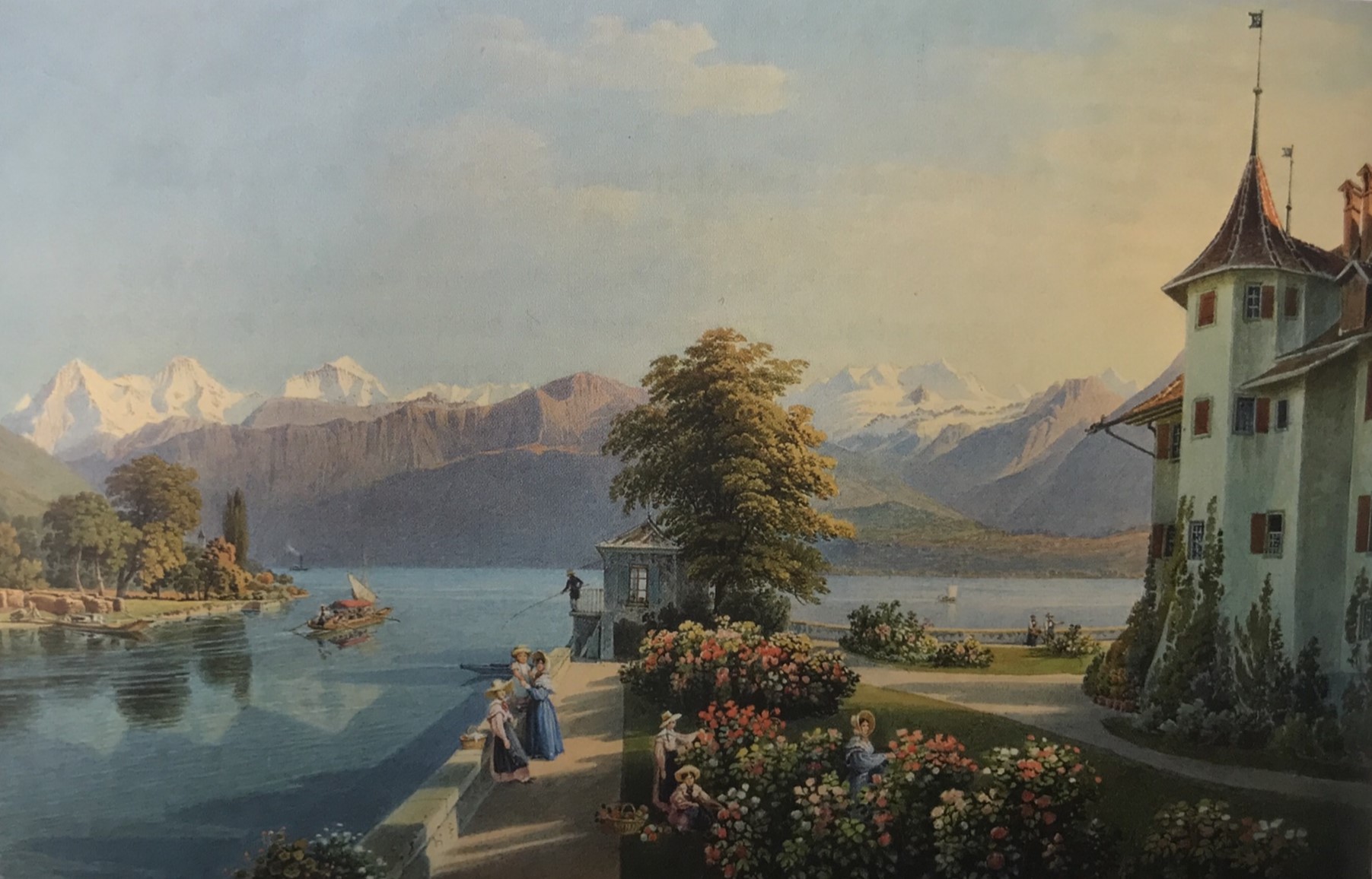 Landschaftspark de Rougement vor 1852