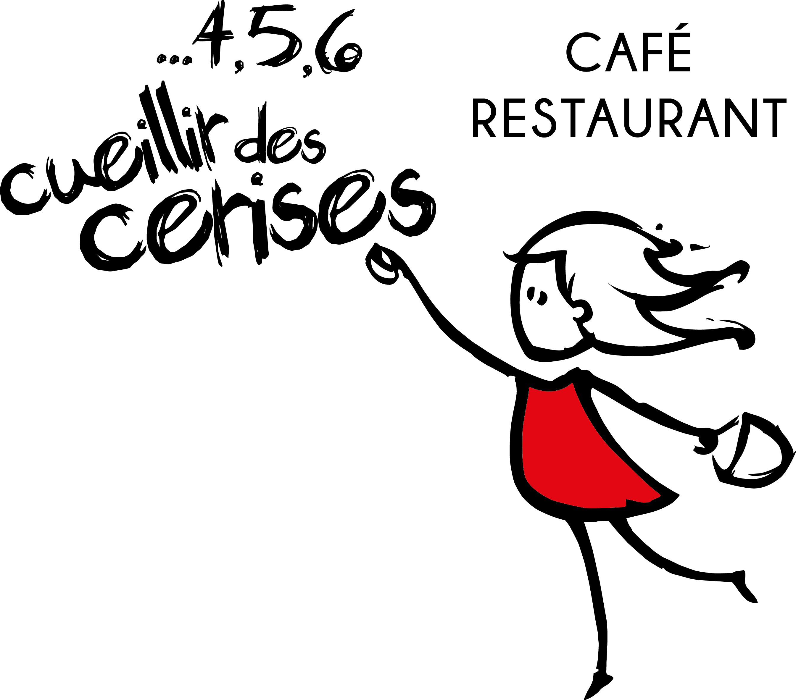 Logo 4, 5, 6 cueillir des cerises