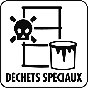 Pictogramme déchets spéciaux