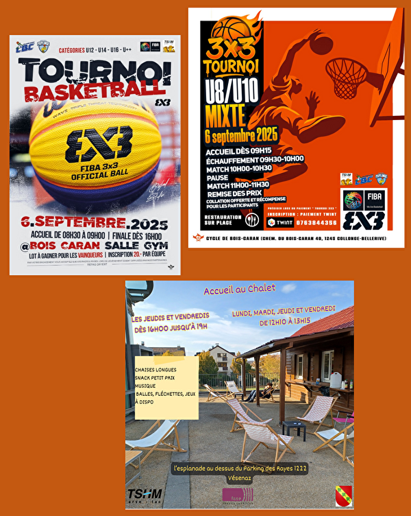 Affiche tournoi de sport